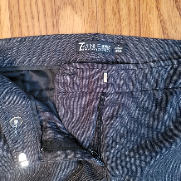 LOWEST PRICE 7th Ave dark gray pants, size 4 - Picture 3 of 7